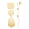 Sonoma Goods For Life® Gold Tone Geometric Linear Drop Earrings