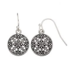 Sonoma Goods For Life™ Round Filigree Drop Earrings Silver Tone -Sonoma Goods For Life Shop unnamed file 12355