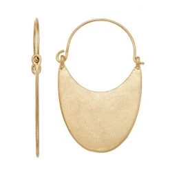 Sonoma Goods For Life™ Gold Tone Half Moon Earrings