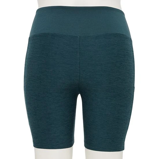 Plus Size Sonoma Goods For Life® Crossover Waist Shorts Pitch Black 4 Plus Size Sonoma Goods For Life® Crossover Waist Shorts Pitch Black - Image 2