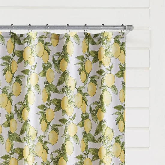 Sonoma Goods For Life® Ryley Lemon Print Shower Curtain 6 Sonoma Goods For Life® Ryley Lemon Print Shower Curtain - Image 4