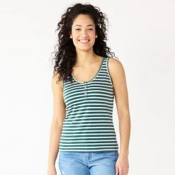 Women's Sonoma Goods For Life® Striped Henley Tank Top Purple Brown Stripe 14 Women's Sonoma Goods For Life® Striped Henley Tank Top Purple Brown Stripe -Sonoma Goods For Life Shop unnamed file 12569