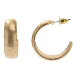 Sonoma Goods For Life® Medium J Hoop Earrings Gold Tone -Sonoma Goods For Life Shop unnamed file 12630