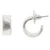 Women's Sonoma Goods For Life® Mini J Hoop Earrings