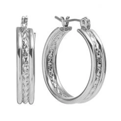 Sonoma Goods For Life™ Twist Triple-Hoop Earrings Gold Tone -Sonoma Goods For Life Shop unnamed file 12674