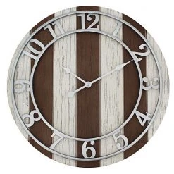 Sonoma Goods For Life® Two Tone Wall Clock