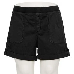 Plus Size Sonoma Goods For Life® Easy Pull-On Utility Shorts Sydney Olive -Sonoma Goods For Life Shop unnamed file 12854