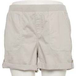 Plus Size Sonoma Goods For Life® Easy Pull-On Utility Shorts Sydney Olive -Sonoma Goods For Life Shop unnamed file 12859