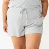 Plus Size Sonoma Goods For Life® Essential Pajama Shorts Heather Gray 1 Plus Size Sonoma Goods For Life® Essential Pajama Shorts Heather Gray -Sonoma Goods For Life Shop unnamed file 12893