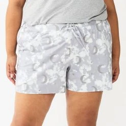 Plus Size Sonoma Goods For Life® Essential Pajama Shorts Heather Gray -Sonoma Goods For Life Shop unnamed file 12897