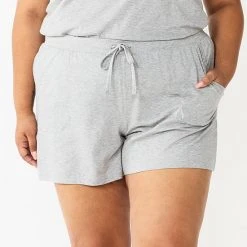 Plus Size Sonoma Goods For Life® Essential Pajama Shorts Heather Gray -Sonoma Goods For Life Shop unnamed file 12898