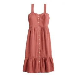 Women's Sonoma Goods For Life® X Lauren Lane Button Front Flounce Dress Mauve Jewel -Sonoma Goods For Life Shop unnamed file 13006