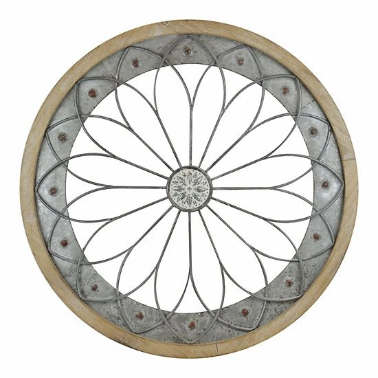 Sonoma Goods For Life® Mixed Material Flower Wall Medallion 3 Sonoma Goods For Life® Mixed Material Flower Wall Medallion