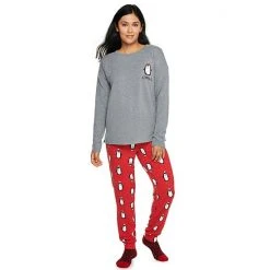Women's Sonoma Goods For Life® 3-pc. Long Sleeve Pajama Top, Pajama Pants & Socks Set Green Soft Camo -Sonoma Goods For Life Shop unnamed file 1307