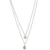 Sonoma Goods For Life® 2 Row Rhod Textured Coin & Teardrop Pendants Necklace -Sonoma Goods For Life Shop unnamed file 13084