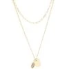 Sonoma Goods For Life® 2 Row Semi Charm Long Necklace