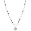 Sonoma Goods For Life® 2 Row Blue Bead With Casted Coin Pendant Necklace -Sonoma Goods For Life Shop unnamed file 13093