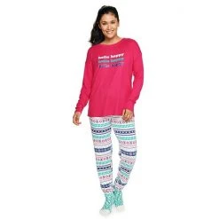 Women's Sonoma Goods For Life® 3-pc. Long Sleeve Pajama Top, Pajama Pants & Socks Set Green Soft Camo -Sonoma Goods For Life Shop unnamed file 1313