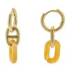 Sonoma Goods For Life® Gold Tone Orange Resin & Metal Link Huggie Drop Earrings -Sonoma Goods For Life Shop unnamed file 13145
