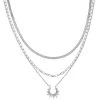 Sonoma Goods For Life® 3 Row Multi Chain Radial Sun Pendant Necklace 2 Sonoma Goods For Life® 3 Row Multi Chain Radial Sun Pendant Necklace -Sonoma Goods For Life Shop unnamed file 13149
