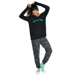Women's Sonoma Goods For Life® 3-pc. Long Sleeve Pajama Top, Pajama Pants & Socks Set Green Soft Camo -Sonoma Goods For Life Shop unnamed file 1316