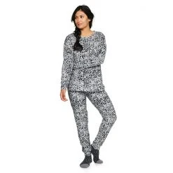 Women's Sonoma Goods For Life® 3-pc. Long Sleeve Pajama Top, Pajama Pants & Socks Set Green Soft Camo -Sonoma Goods For Life Shop unnamed file 1317