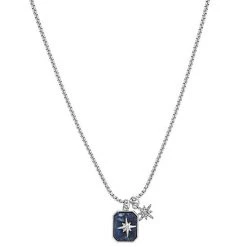 Sonoma Goods For Life® Blue Inlay With Star Pendants Adjustable Necklace