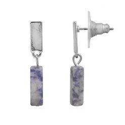 Sonoma Goods For Life® Silver Tone Nickel Free Semi-Precious Small Drop Earrings