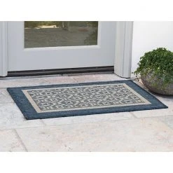 Sonoma Goods For Life® Framed Border Indoor Outdoor Area And Throw Rug Teal -Sonoma Goods For Life Shop unnamed file 13229