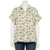 Plus Size Sonoma Goods For Life® Button-Down Shirt Yellow Textured Daisy -Sonoma Goods For Life Shop unnamed file 13266