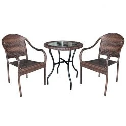 Sonoma Goods For Life® Boho Folding Patio Bistro Table & Chair 3-piece Set