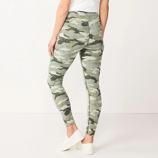 Maternity Sonoma Goods For Life® Full Belly Panel Leggings Black 4 Maternity Sonoma Goods For Life® Full Belly Panel Leggings Black - Image 2