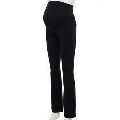 Maternity Sonoma Goods For Life® Over-the-Belly Bootcut Yoga Pants Black