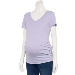Maternity Sonoma Goods For Life® Essential V-Neck Tee White -Sonoma Goods For Life Shop unnamed file 13475