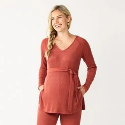 Maternity Sonoma Goods For Life® Long Sleeve Tunic Top Black -Sonoma Goods For Life Shop unnamed file 13498