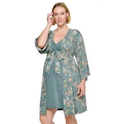 Maternity Sonoma Goods For Life® Nursing Nightgown & Robe Set Grey Animal -Sonoma Goods For Life Shop unnamed file 13503