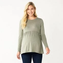 Maternity Sonoma Goods For Life® Long Sleeve Empire Waist Top Blue -Sonoma Goods For Life Shop unnamed file 13524