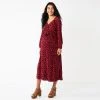 Maternity Sonoma Goods For Life® Surplice Midi Dress Red Floral -Sonoma Goods For Life Shop unnamed file 13556