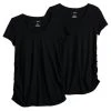 Maternity Sonoma Goods For Life® 2-pack Essential Short Sleeve Tee White Black -Sonoma Goods For Life Shop unnamed file 13574