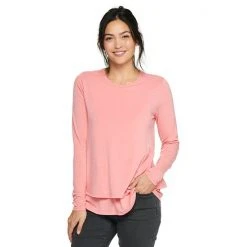 Maternity Sonoma Goods For Life® Nursing Long Sleeve Tee Ceramic Rose