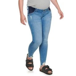 Maternity Sonoma Goods For Life® Side Panel Belly Band Jeggings Dark Wash -Sonoma Goods For Life Shop unnamed file 13681