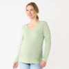 Maternity Sonoma Goods For Life® Essential Long Sleeve V-Neck Tee Green -Sonoma Goods For Life Shop unnamed file 13739