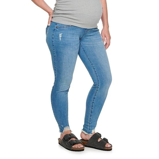 Maternity Sonoma Goods For Life® Demi Belly Band Jeggings Medium Wash 3 Maternity Sonoma Goods For Life® Demi Belly Band Jeggings Medium Wash