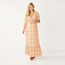 Maternity Sonoma Goods For Life® Smocked Sleeve Babydoll Maxi Dress Pink Yellow Floral 10 Maternity Sonoma Goods For Life® Smocked Sleeve Babydoll Maxi Dress Pink Yellow Floral -Sonoma Goods For Life Shop unnamed file 13774