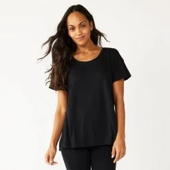 Maternity Sonoma Goods For Life® Nursing Side Slit Scoopneck Tee Pink Dye -Sonoma Goods For Life Shop unnamed file 13807