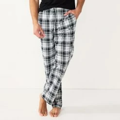 Men's Sonoma Goods For Life® Plaid Knit Pajama Pants Navy Herringbone -Sonoma Goods For Life Shop unnamed file 1383