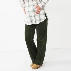 Maternity Sonoma Goods For Life® Belly Panel Corduroy Wide-Leg Pants