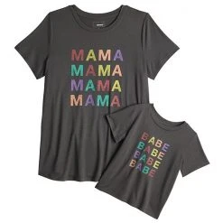 Maternity Sonoma Goods For Life® Mommy & Me Graphic Tee Set Grey Mama Babe 21 Maternity Sonoma Goods For Life® Mommy & Me Graphic Tee Set Grey Mama Babe -Sonoma Goods For Life Shop unnamed file 13889