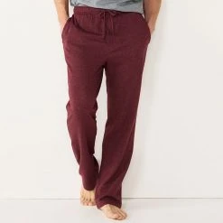 Men's Sonoma Goods For Life® Plaid Knit Pajama Pants Navy Herringbone -Sonoma Goods For Life Shop unnamed file 1393