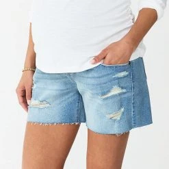 Maternity Sonoma Goods For Life® Over-the-Belly Frayed Hem Shorts Gray Wash 8 Maternity Sonoma Goods For Life® Over-the-Belly Frayed Hem Shorts Gray Wash -Sonoma Goods For Life Shop unnamed file 13978